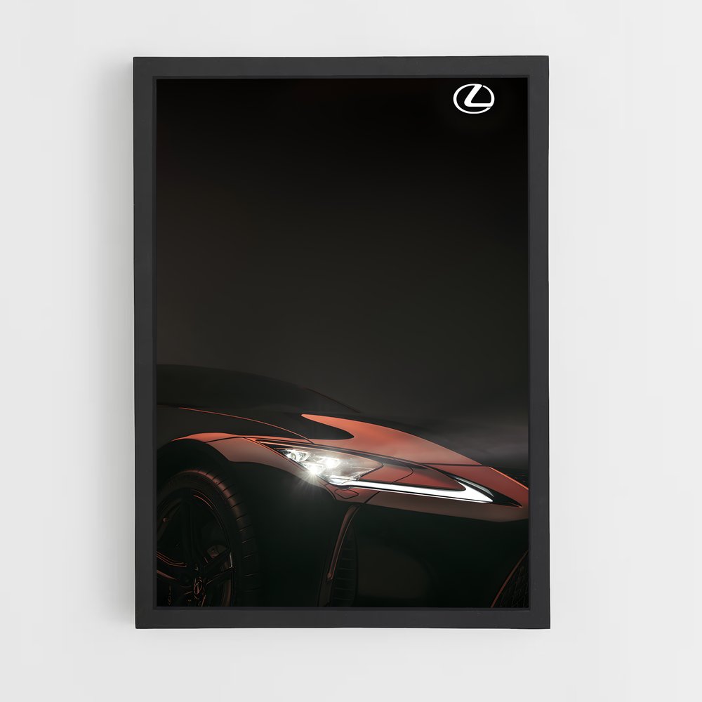 Poster nuit de mystérieuse – affiche Lexus (vue 2)